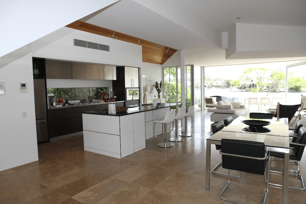 an inside view of an apartment